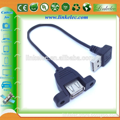 2.0 Straight UP angle Down angle Panel mount USB cable
